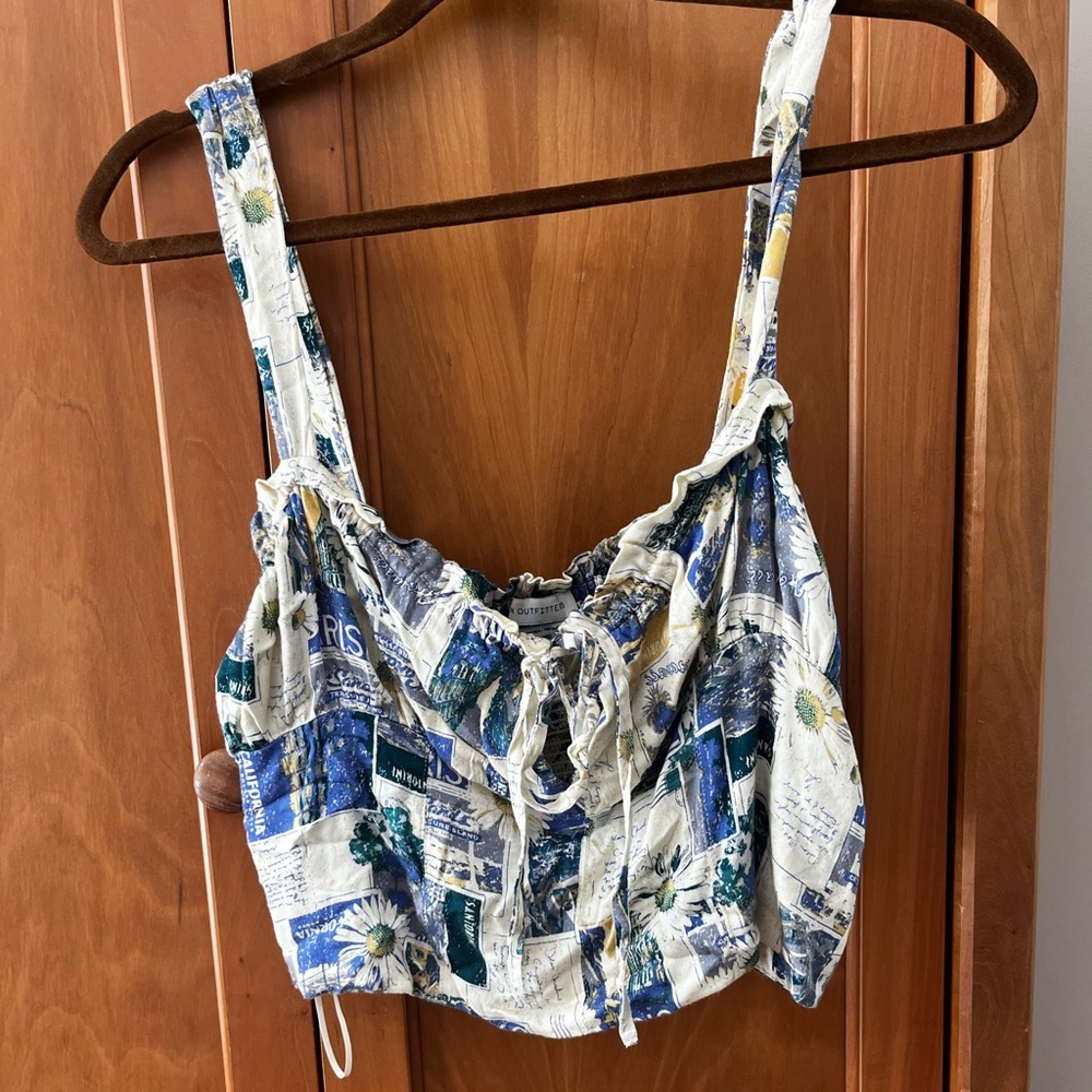 Fun print urban outfitters top